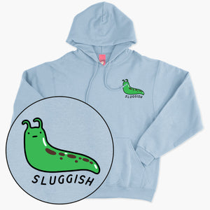 Sluggish Hoodie (Unisex)-Printed Clothing, Printed Hoodie, JH001-Sassy Spud