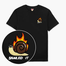 Load image into Gallery viewer, Snailed It Embroidered T-Shirt (Unisex)-Embroidered Clothing, Embroidered T Shirt, EP01-Sassy Spud