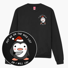 Laden Sie das Bild in den Galerie-Viewer, Stabby Penguin Christmas Jumper (Unisex)-Printed Clothing, Printed Sweatshirt, JH030-Sassy Spud