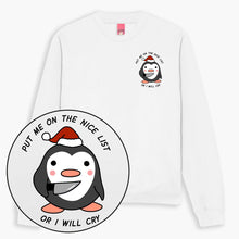 Laden Sie das Bild in den Galerie-Viewer, Stabby Penguin Christmas Jumper (Unisex)-Printed Clothing, Printed Sweatshirt, JH030-Sassy Spud