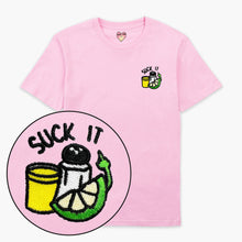 Laden Sie das Bild in den Galerie-Viewer, Suck It Tequila Embroidered T-Shirt (Unisex)-Embroidered Clothing, Embroidered T Shirt, EP01-Sassy Spud