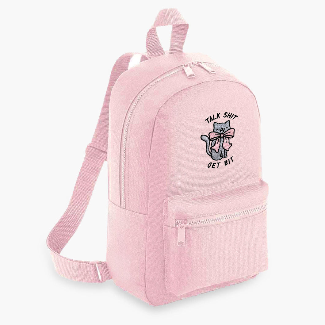 Pink mini backpack purse online