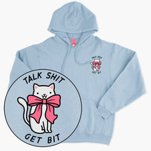 Laden Sie das Bild in den Galerie-Viewer, Talk Sh*t Get Bit Hoodie (Unisex)-Printed Clothing, Printed Hoodie, JH001-Sassy Spud