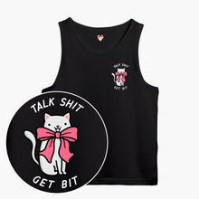 Load image into Gallery viewer, Talk Sh*t Get Bit Tank Top (Unisex)-Printed Clothing, Printed Tank, 03980-Sassy Spud