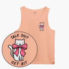 Afbeelding laden in Galerijviewer, Talk Sh*t Get Bit Tank Top (Unisex)-Printed Clothing, Printed Tank, 03980-Sassy Spud