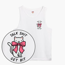 Afbeelding laden in Galerijviewer, Talk Sh*t Get Bit Tank Top (Unisex)-Printed Clothing, Printed Tank, 03980-Sassy Spud