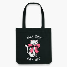 Load image into Gallery viewer, Talk Sh*t Get Bit Tote Bag-Sassy Accessories, Sassy Gifts, Sassy Tote Bag, STAU760-Sassy Spud