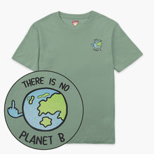 Laden Sie das Bild in den Galerie-Viewer, There Is No Planet B Embroidered T-Shirt (Unisex)-Embroidered Clothing, Embroidered T Shirt, EP01-Sassy Spud