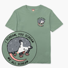 Load image into Gallery viewer, We All Scream Possum T-Shirt (Unisex)-Printed Clothing, Printed T Shirt, EP01-Sassy Spud